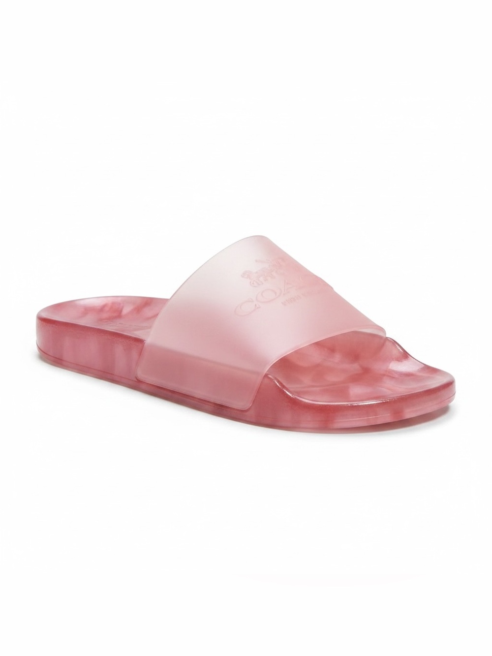 Coach Women’s Ulyssa Pool Jelly Slide Slip on Pink‎ US 9